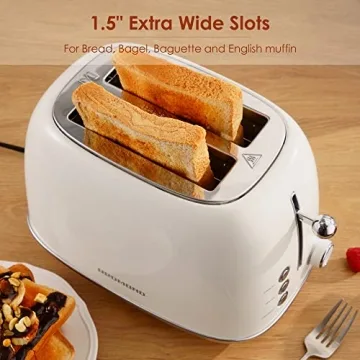 REDMOND Retro 2 Slice Toaster with 6 Bread Settings