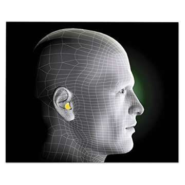 3M 3101001 E·A·R Classic Earplugs, Pillow Paks, Uncorded, PVC Foam, Yellow, 200 Pairs