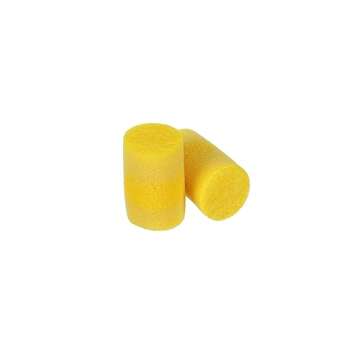 3M 3101001 E·A·R Classic Earplugs, Pillow Paks, Uncorded, PVC Foam, Yellow, 200 Pairs