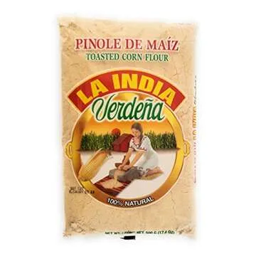 La India Verdena Toasted Corn Pinole Natural Cooking Flour