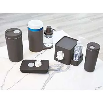iDesign iD Cleaning Supplies Canister - Charcoal Gray