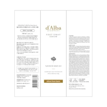D'Alba White Truffle Serum Mist Vegan Skincare Radiant Glow