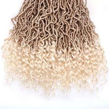 Leeven 24 Inch Goddess Faux Locs - Ombre Blonde Crochet Hair