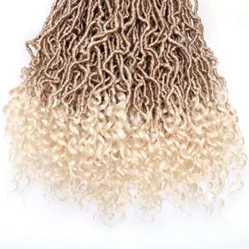 Leeven 24 Inch Goddess Faux Locs - Ombre Blonde Crochet Hair