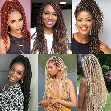 Leeven 24 Inch Goddess Faux Locs - Ombre Blonde Crochet Hair