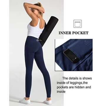 Dragon Fit High Waist Yoga Leggings with 3 Pockets