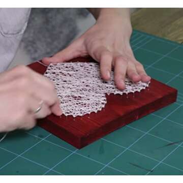 Daveliou 10”x10” Wood Canvas Boards for Painting, Arts, Crafts, Wood Burning, Shadowbox, Oils, Acrylics, and More (5 Pack)