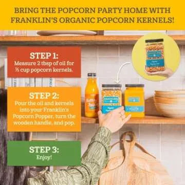 Franklin’s Organic Movie Theater Popcorn Kernels - 28oz