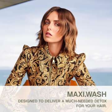 KEVIN.MURPHY MAXI.WASH - Detox Shampoo - Removes Build-Up & Minerals - Colour Safe - Also a Scalp Sh...