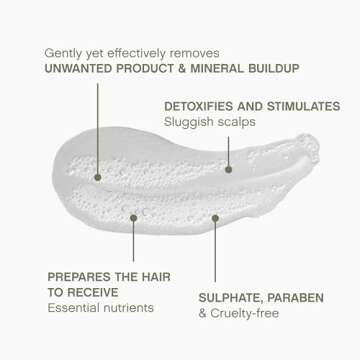 KEVIN.MURPHY MAXI.WASH - Detox Shampoo - Removes Build-Up & Minerals - Colour Safe - Also a Scalp Shampoo - Sulphate Free & Paraben Free - 250 mL / 8.4 fl oz