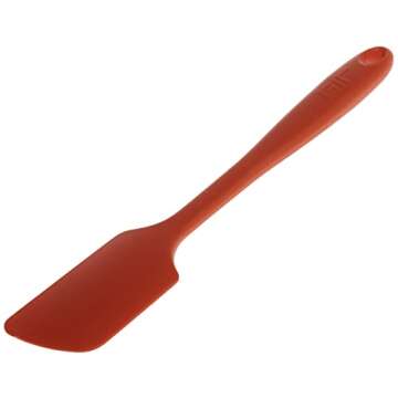 GIR: Get It Right Premium Silicone Spatula - Non-Stick Heat Resistant Kitchen Spatula - Perfect for Baking, Cooking, Scraping, and Mixing - Ultimate - 11 IN, Red