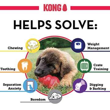 KONG - Puppy and Ziggies - Puppy Toys for Teething with Treats (Colors May Vary) - for Small Puppies