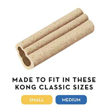 KONG - Puppy and Ziggies - Puppy Toys for Teething with Treats (Colors May Vary) - for Small Puppies