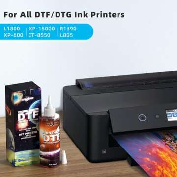 Spaceink DTF Cleaning Solution150mL for Epson L805 XP15000 L1800 8550 R1390 XP600 Ink Printer，Comp...