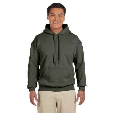 Gildan Blank Hoodie - Unisex Style 18500 Adult Pullover