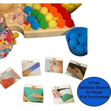 Smile4Autism Small 1.5"x1.5" Loose Visual Picture Cards, Receptive and Expressive Language, Speech Articulation Therapy, ASD, ADD, ADHD, Apraxia, & Stroke Patients.