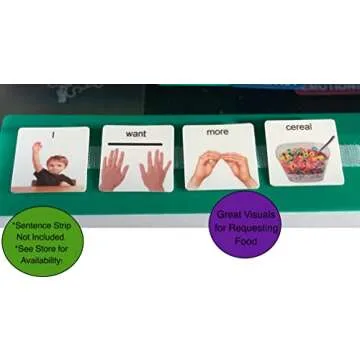 Smile4Autism Small 1.5"x1.5" Loose Visual Picture Cards, Receptive and Expressive Language, Speech Articulation Therapy, ASD, ADD, ADHD, Apraxia, & Stroke Patients.