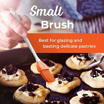 M Kitchen World Silicone Basting Brush Set 2 Pieces