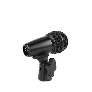 XTUGA New MI7 7-Piece Wired Dynamic Drum Mic Kit Whole Metal- Kick Bass Microphone Set Use for Drums Vocal Other Instrument Complete with Thread Clip Inserts Mics Holder