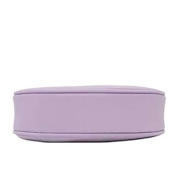 FashionPuzzle Small Crescent Shoulder Bag in Lavender