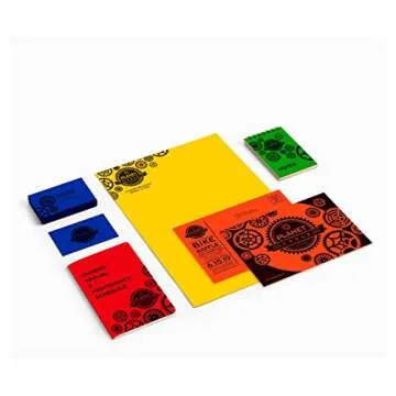 Astrobrights Primary One 65 lb. Cardstock Paper, 8.5-inch x 11-inch, Assorted Colors, 50 Sheets/Pack (20401)