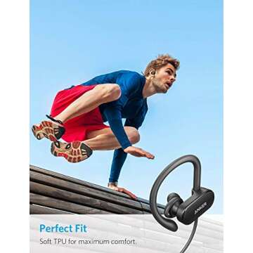 Anker Soundbuds Curve Wireless Headphones 18H Battery Performance