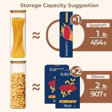 Elegant Airtight Glass Storage Containers for Food