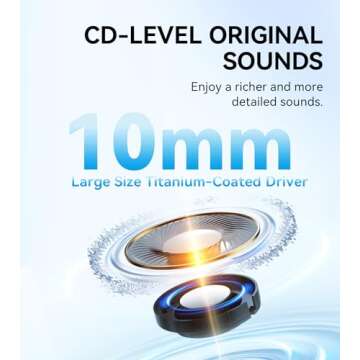 Edifier TWS1 Pro 2 Active Noise Cancellation Earbuds, 42dB Depth ANC, AI-Enhanced Calls with 4 Mics, in-Ear Detection, Fast Charging, Bluetooth 5.3