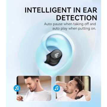 Edifier TWS1 Pro 2 Active Noise Cancellation Earbuds, 42dB Depth ANC, AI-Enhanced Calls with 4 Mics, in-Ear Detection, Fast Charging, Bluetooth 5.3