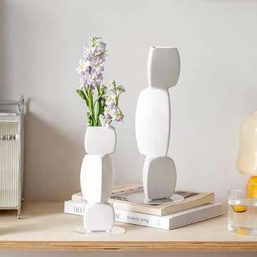 Cute Vase - Unique Triangle Flower Vase for Modern Decor