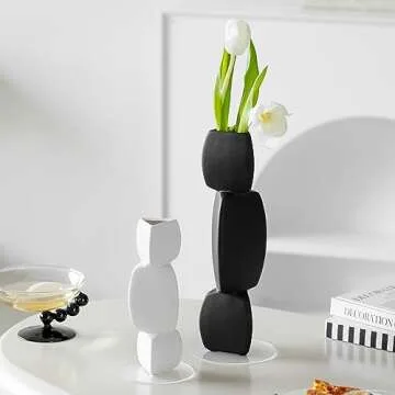 Cute Vase - Unique Triangle Flower Vase for Modern Decor