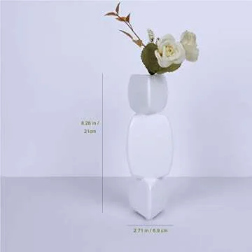 Cute Vase - Unique Triangle Flower Vase for Modern Decor