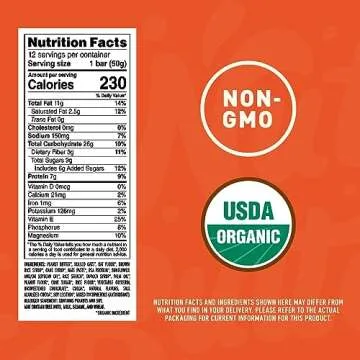 CLIF Nut Butter Bar - Chocolate Peanut Butter - Filled Energy Bars - Non-GMO - USDA Organic - Plant-Based - Low Glycemic - 1.76 oz. (12 Count)