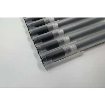 Moma Muji MUJI 0.38mm Black color Gel Ink Cap Type Ballpoint Pen 12 Pieces Set with Original Pen Case,12 Count (Pack of 1)(M00312)