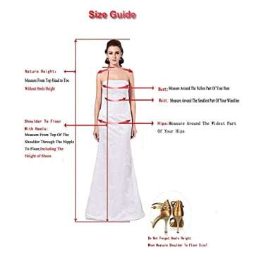 Abaowedding Women's Wedding Dress Lace Double V-Neck Sleeveless Evening Dress Ivory US 26 Plus