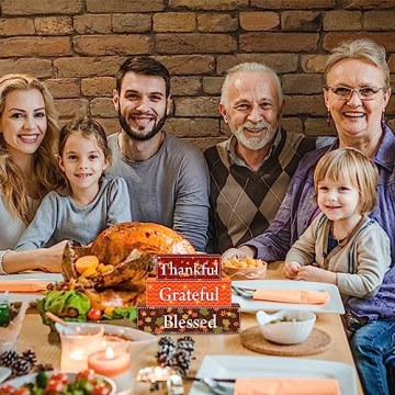 Thanksgiving Decorations Wood Signs for Fall Decor Gifts