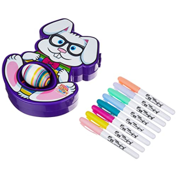 The Eggmazing Easter Egg Decorator Kit - Includes Bunny Egg Decorating Spinner Arts and Crafts Set w...