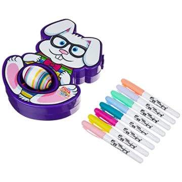 The Eggmazing Easter Egg Decorator Kit - Includes Bunny Egg Decorating Spinner Arts and Crafts Set w...