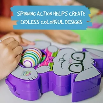 Eggmazing Easter Egg Decorator Kit with 8 Colorful Markers