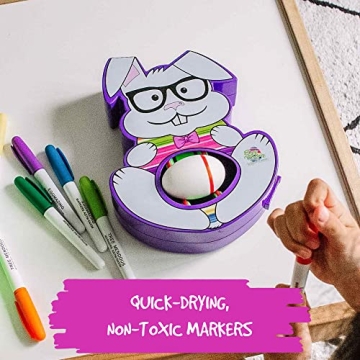 Eggmazing Easter Egg Decorator Kit with 8 Colorful Markers