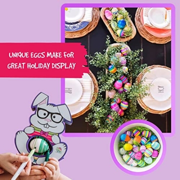 Eggmazing Easter Egg Decorator Kit with 8 Colorful Markers