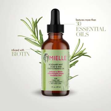 Mielle Organics Rosemary Mint Scalp & Hair Oil and Hair Masque