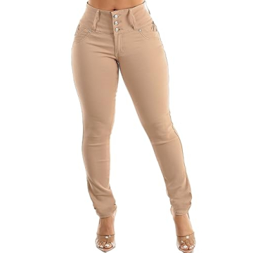 Stylish Moda Xpress Juniors Khaki Mid Rise Skinny Jeans