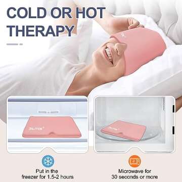 Pain Relief Cap for Headaches and Migraines in Pink