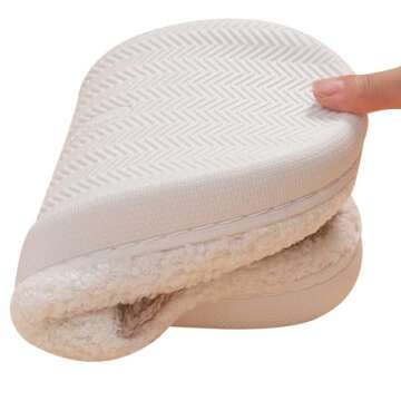 BOOUKILE Happy Face Slippers for Women Men,Retro Soft Cozy Comfy Plush Lightweight House Slippers Slip-on Indoor Outdoor Slippers,Slip on Anti-Skid Sole