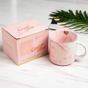 Best Aunt Ever Ceramic Mug - Funny Gift for Aunts