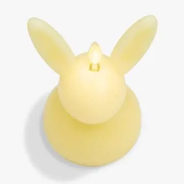Luminara Easter Bunny Candle: Safe Flameless Decor
