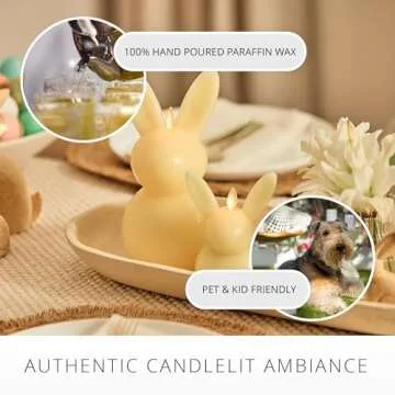 Luminara Easter Bunny Candle: Safe Flameless Decor