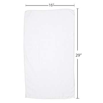 Fromm Softees Microfiber Hair Towels White 10 Count