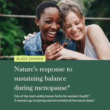 Gaia Herbs Black Cohosh - Menopause Support Supplement to Help Maintain Hormone Balance and Health for Women - with Organic Black Cohosh - 60 Vegan Liquid Phyto-Capsules (30-Day Supply)